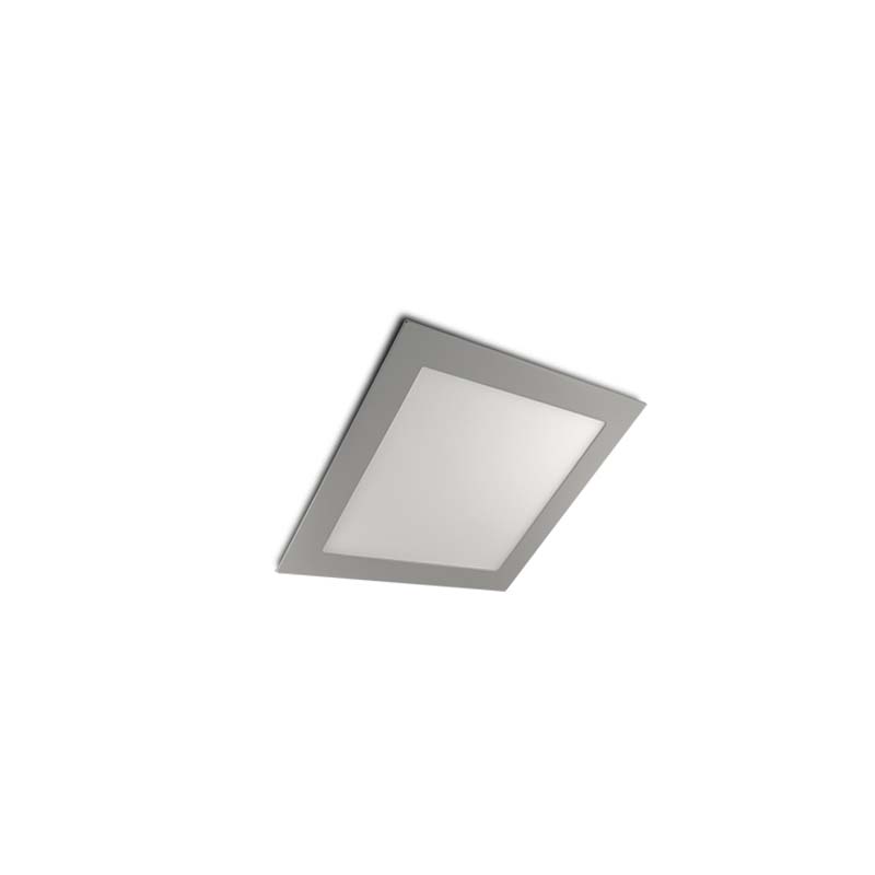 DOWNLIGHT LED SLIM CUADRADO GRIS 6W - 3200K